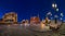 Panorama of Manege Square and Moscow Kremlin in the Evening