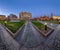 Panorama of Manege Square and Moscow Kremlin in the Evening