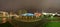 Panorama Manege Square at night, Moscow