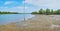 Panorama of mangroves by the river, Ngwesaung, Myanmar