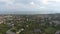 Panorama of Mariupol and Sea of Azov TV tower from above in 2018