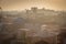 Panorama of Marrakesh at sunrise