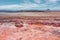 Panorama of the Mars Desert Research Station in Utah.