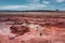 Panorama of the Mars Desert Research Station in Utah.