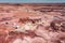 Panorama of the Mars Desert Research Station in Utah.