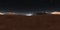 Panorama of Mars sunset, environment HDRI map. Equirectangular projection, spherical panorama. Martian landscape
