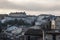 Panorama of the medieval city of Saint Emilion, France with typical traditional Southwestern Aquitaine houses