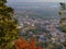 Panorama Medjugorje from the top Krizevac