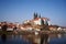 Panorama of Meissen, Germany, with Albrechtsburg castle