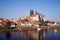 Panorama of Meissen, Germany, with the Albrechtsburg castle and the cathedral