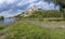 Panorama of Melnik city from Labe bank,Czech Republic