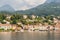 Panorama of Menaggio Town on Lake Como in Italy. Bright Architecture with Colorful Buildings