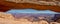 Panorama of Mesa Arch