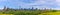Panorama of midtown Manhattan skyline over central park