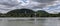 Panorama of Mont Saint-Hilaire, Quebec from across the Richelieu river