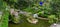 Panorama monte tropical garden