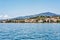 Panorama of Montreux town on Geneva Lake