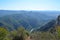 Panorama from Montserrat mountain in Spain