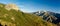 Panorama of Moro Rock in Sequoia National Park