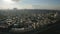 Panorama of Moscow from the height of bird flight