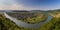 Panorama of the Moselle river valley as seen from the viewpoint