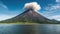 Panorama of Mount Bromo volcano in East Java, Indonesia. Generative AI