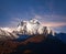 Panorama of mount Dhaulagiri, Nepal Himalayas