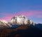 Panorama of mount Dhaulagiri - view from Poon Hill, Nepal