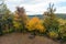 Panorama of Mount Fruska Gora in the fall