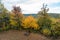 Panorama of Mount Fruska Gora in the fall