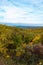 Panorama of Mount Fruska Gora in the fall