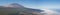 Panorama of the Mount Teide and the Orotava Valley