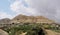 Panorama of the Mount of Temptation, Israel.