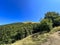 panorama from Mount Ventasso of the Reggio Apennines in summer on a sunny day