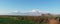 Panorama on mountain Ararat