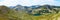 Panorama of mountain hill in National Park Pirin, Bulgaria