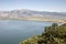 Panorama of a mountain lake