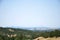 Panorama Mountain Landscape at Devils Tower National Monument, Wyoming