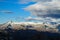 Panorama of mountain plateu in Parco Naturale Adamello Brenta in Dolomites