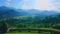 Panorama from the mountain Transfiguration Monastery, Dzembronia, Ukraine