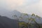 Panorama. mountain. tropical forest. hilltop