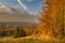 Panorama of mountains in autumn scenery, High Tatras, Slovakia,