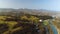 Panorama Of The Mountains And The Entire Town Zywiec. Polish Aerial View