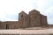 Panorama of the mountains and forests of Bages  in Catalonia  photographed from La Mola. Catalunya  Barcelona. Monastery