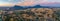 Panorama of mountains in Grampians National Park.