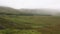 Panorama of mountains and green valleys