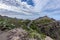 Panorama of mountains near Masca town on Tenerife island, Spain