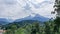 Panorama of the mountains surrounding Berchtesgaden Germany