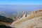 Panorama of the mountains of Tien Shan