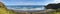 Panorama of Muriwai Beach, Auckland